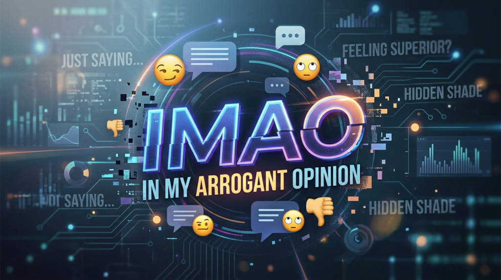 The Hidden Tone Behind IMAO