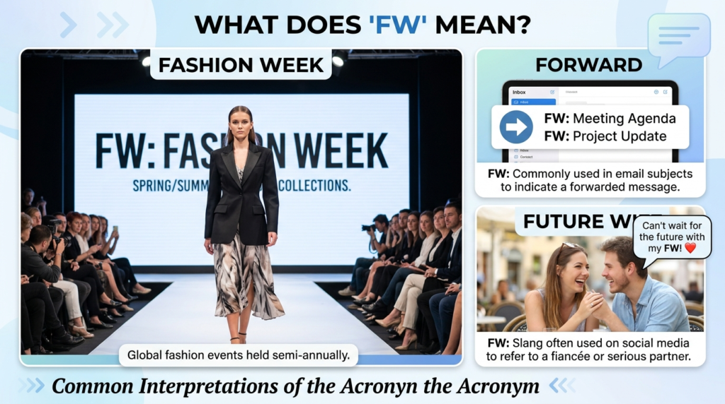 What Does FW Mean in Text?