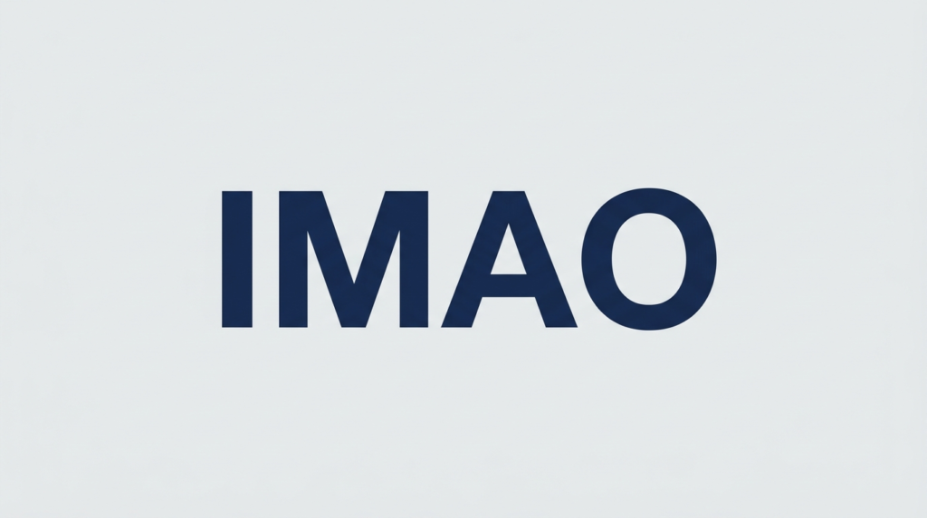 What does IMAO mean in chat?