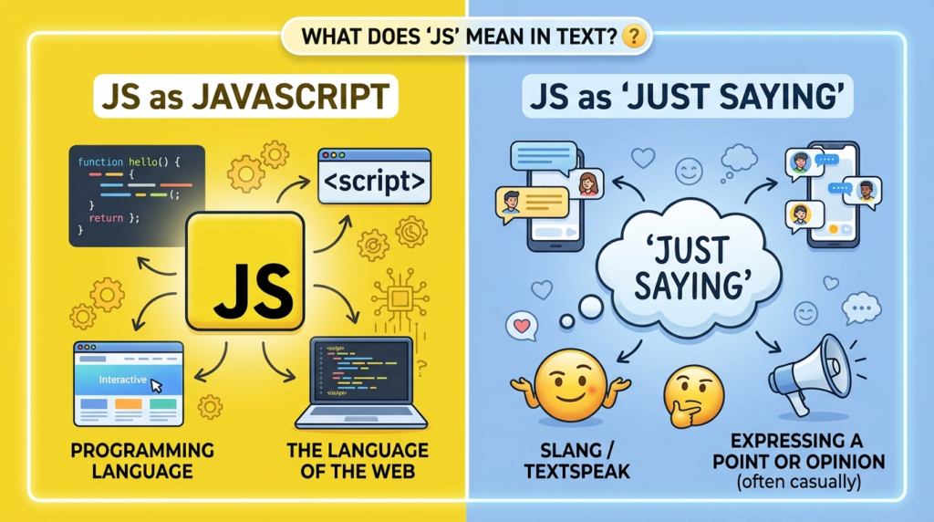 What Does JS Mean in Text?