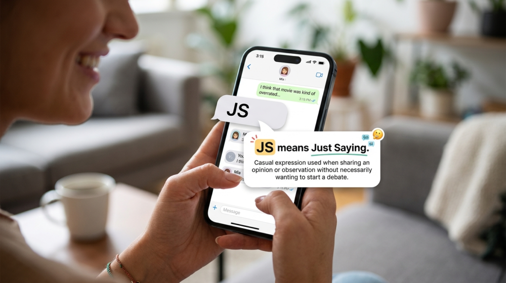 What Does “JS” Mean in Text?