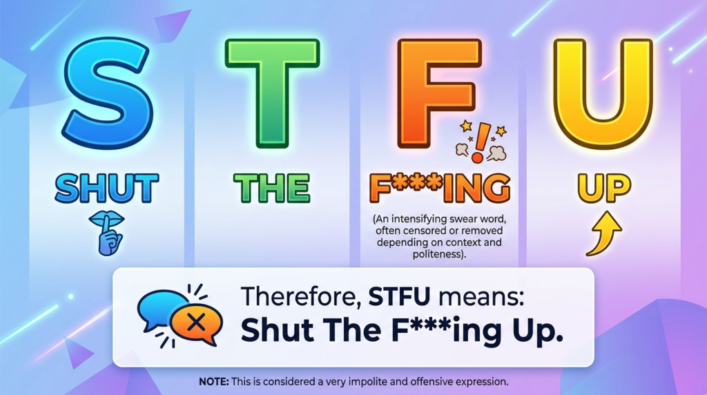 What Does STFU Mean?