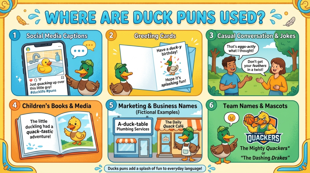 Where Are Duck Puns Used?