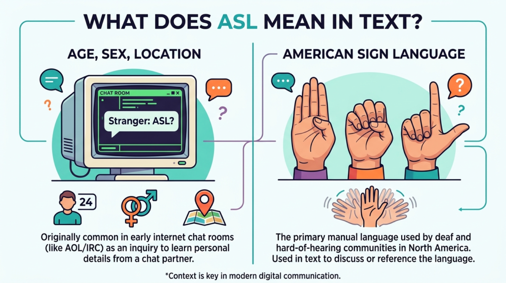 What Does ASL Mean in Text?