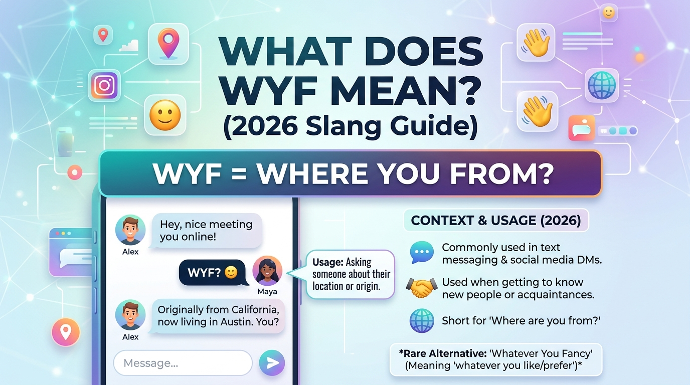 What Does WYF Mean? (2026)