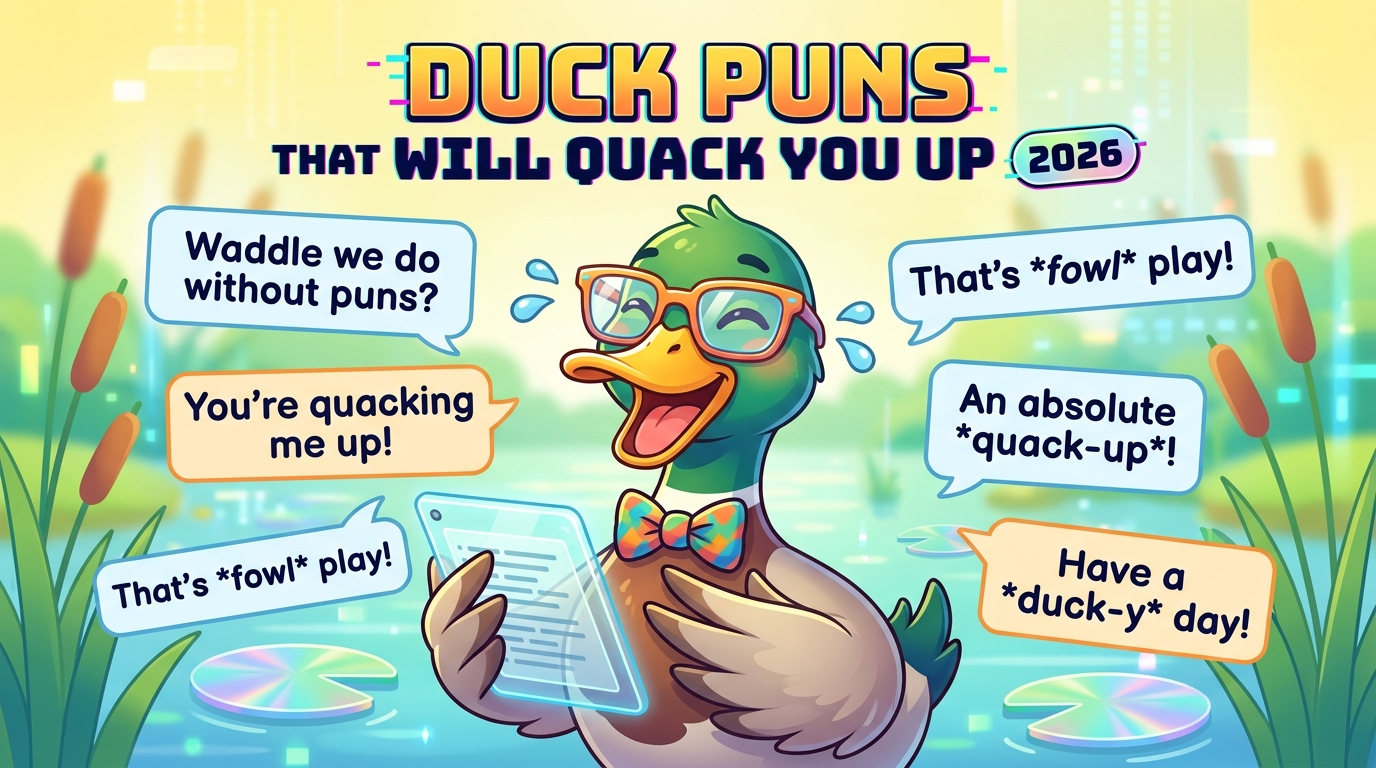 Duck Puns That Will Quack You Up (2026)