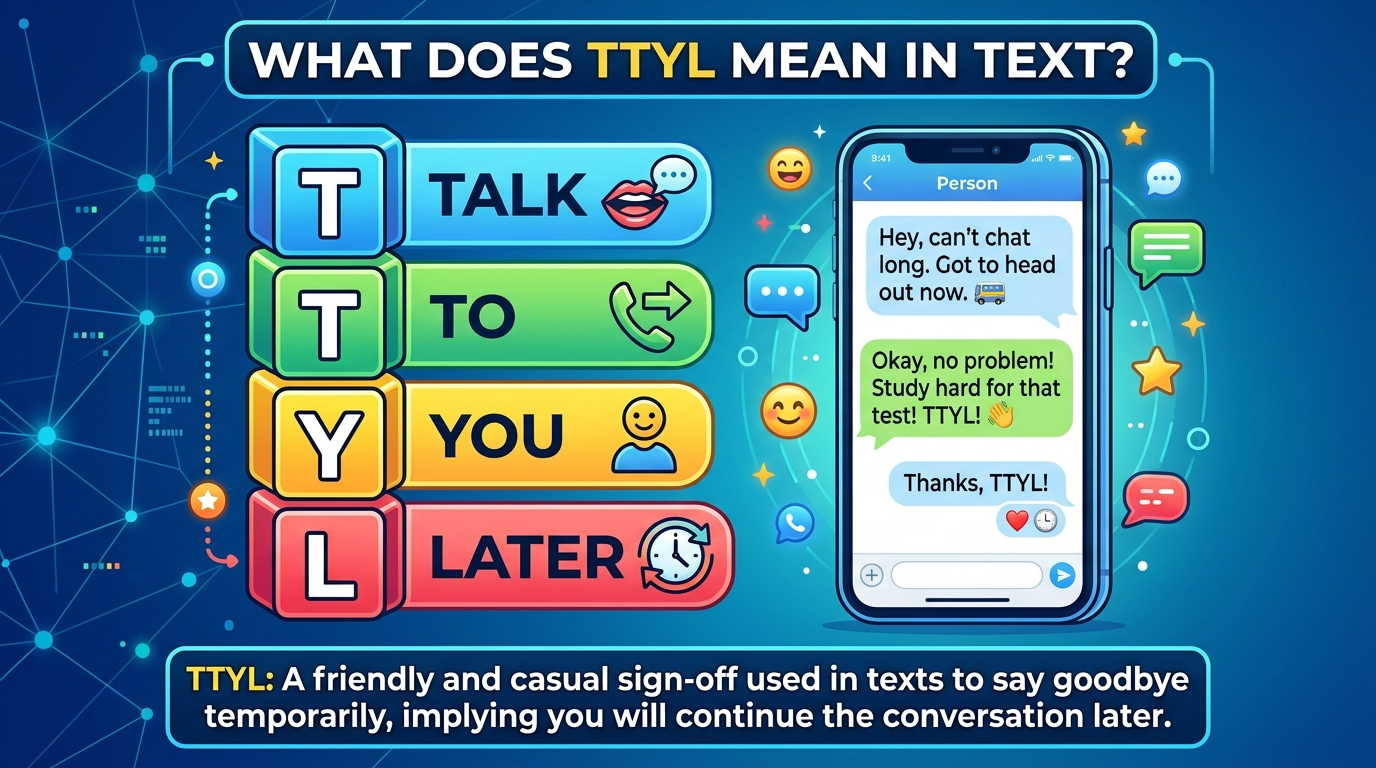 What Does TTYL Mean in Text?
